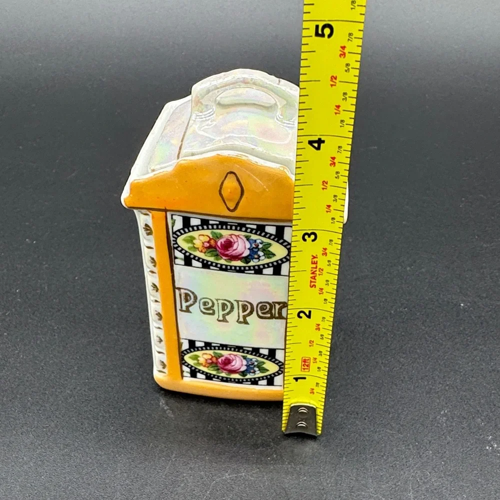 MEPOCO WARE Lusterware Pepper Canister Made in Germany Vintage 1930